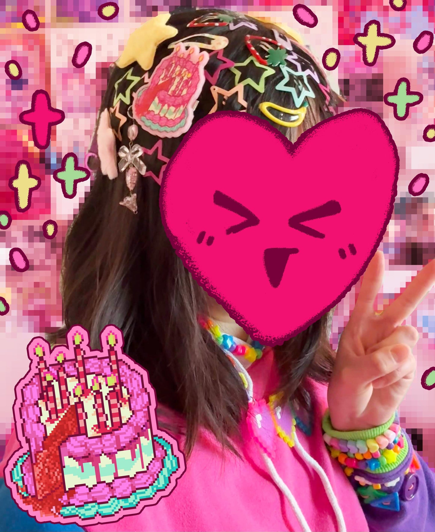 CAKE GORE hair clip!