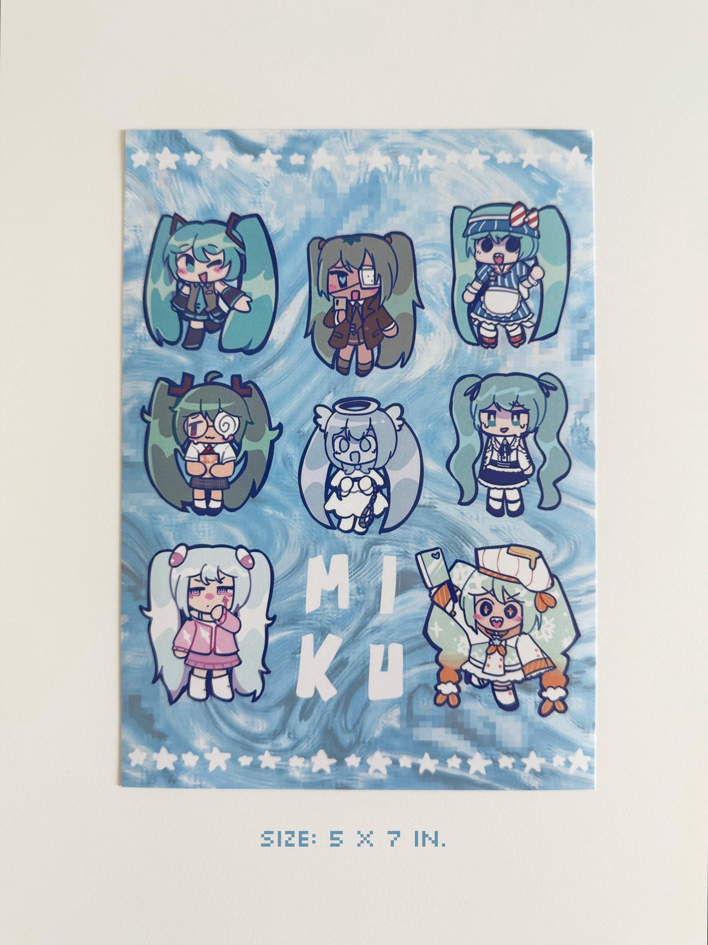 Miku Sticker Sheet!!