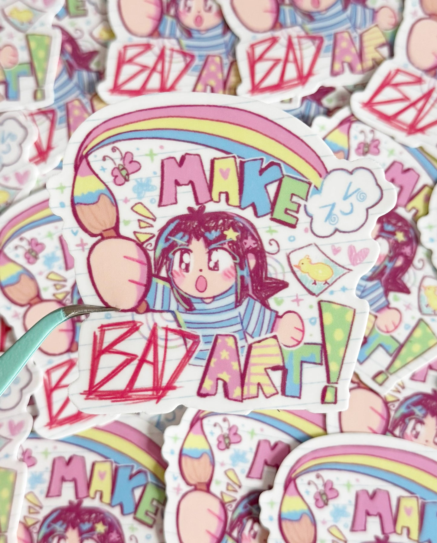 MAKE BAD ART sticker!