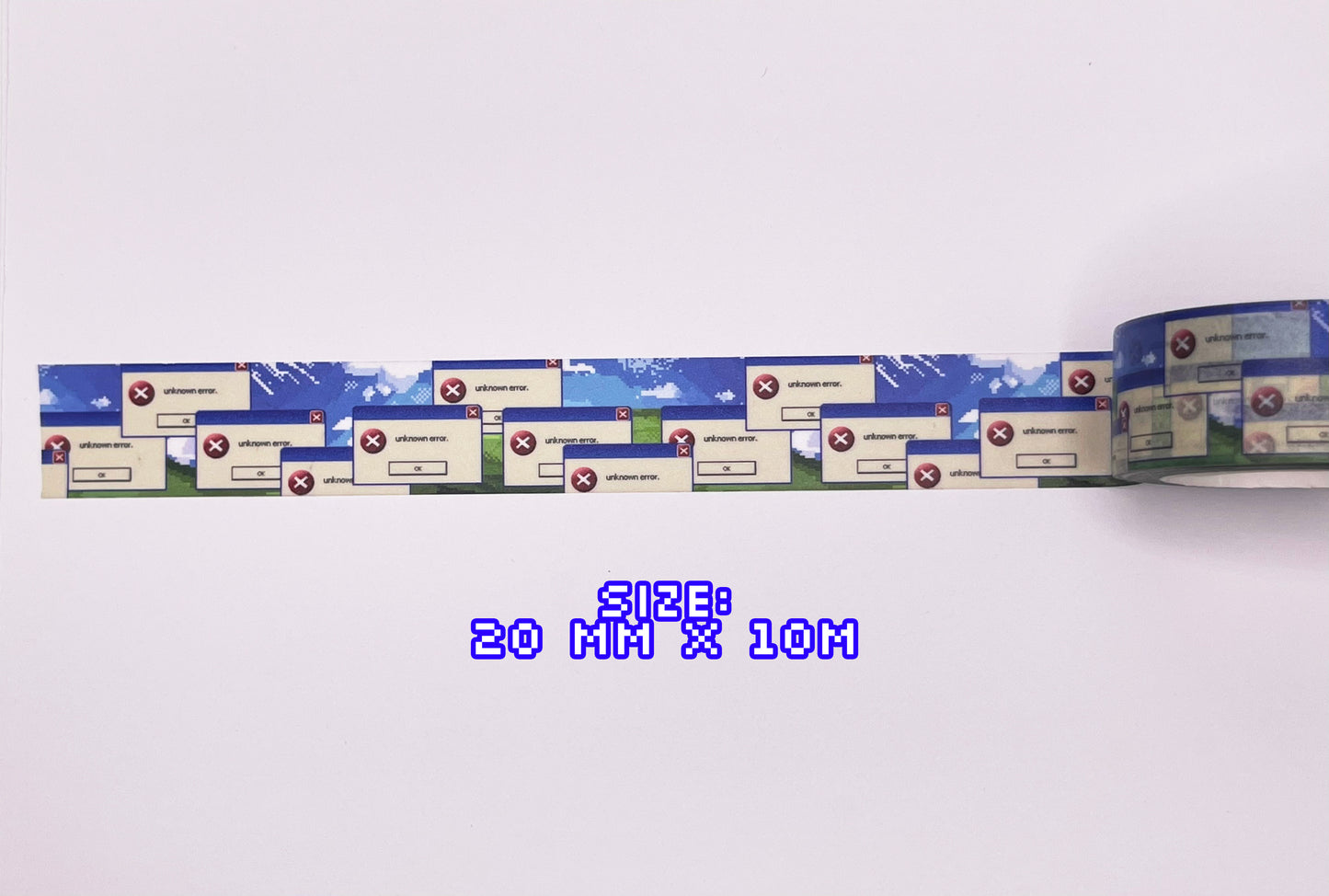 Windows XP error washi tape!