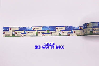 Windows XP error washi tape!