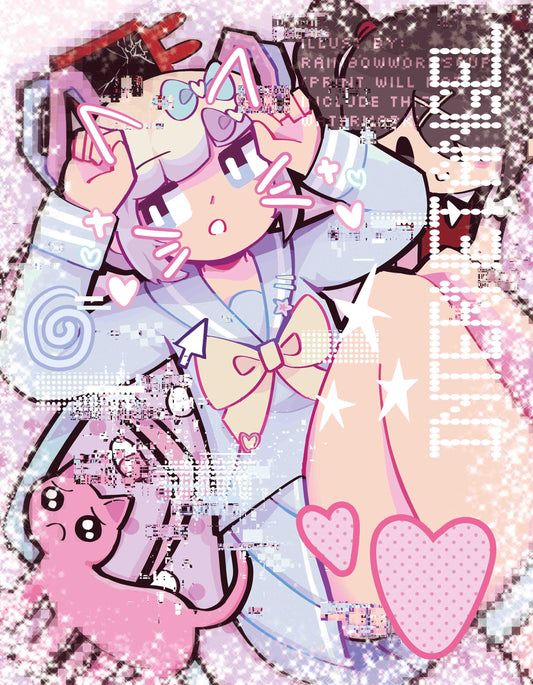 Needy Streamer Overload Art Print | Internet Angel!
