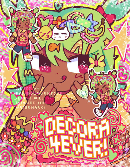 DECORA 4EVER art print!
