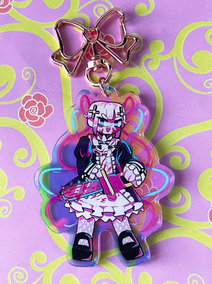 NEEDY STREAMER OVERLOAD | Chainsaw KAngel Keychain!