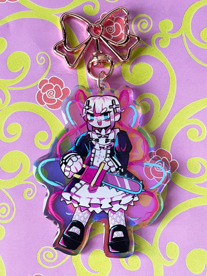 NEEDY STREAMER OVERLOAD | Chainsaw KAngel Keychain!
