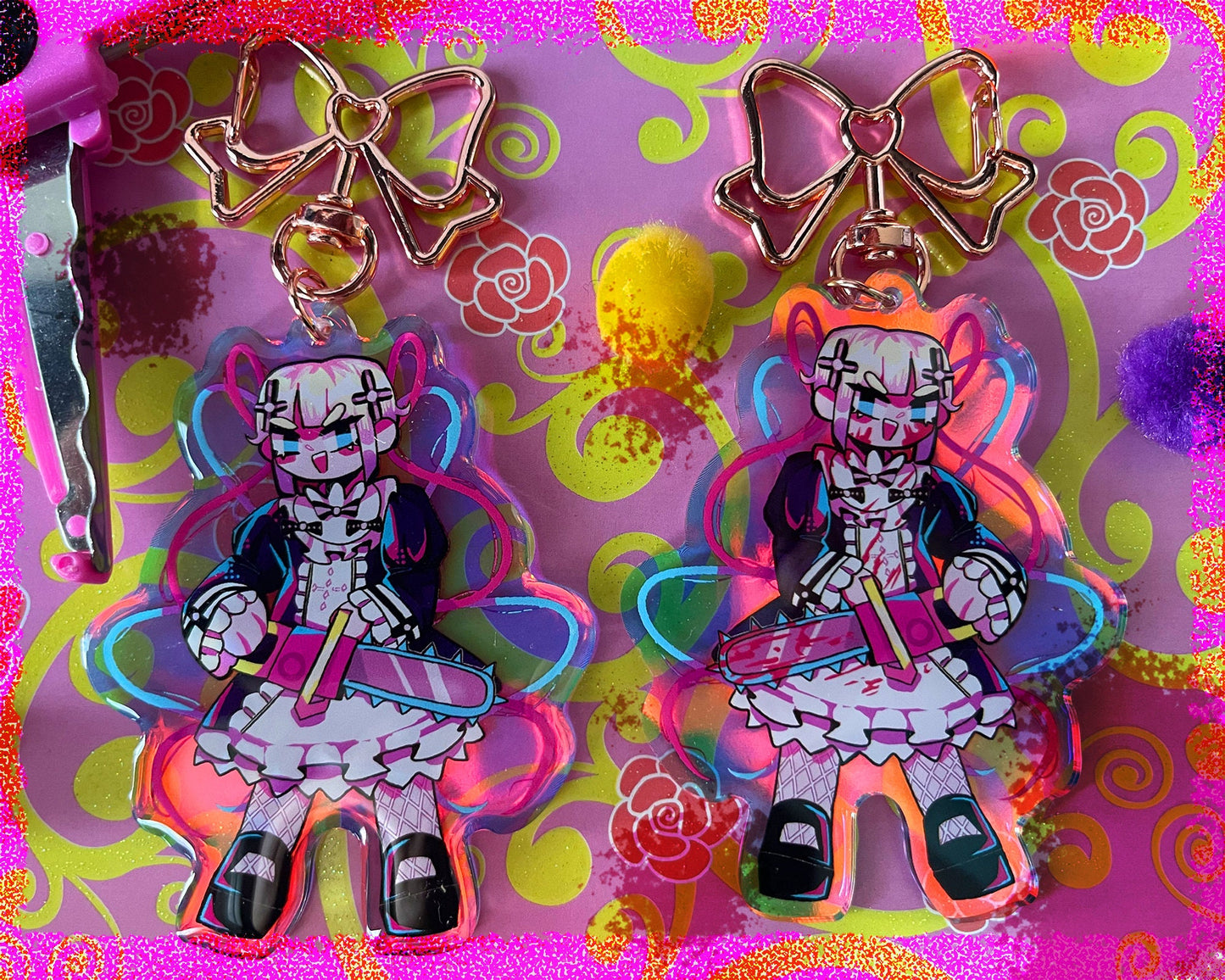NEEDY STREAMER OVERLOAD | Chainsaw KAngel Keychain!