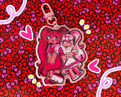 OMORI Keychain | Perfectheart and Sweepheart!