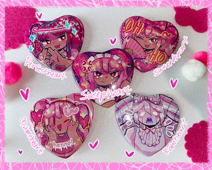 OMORI Pins | All of the HEARTS <3