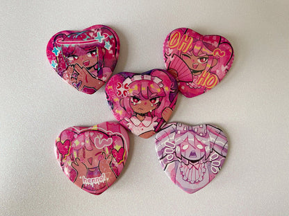 OMORI Pins | All of the HEARTS <3
