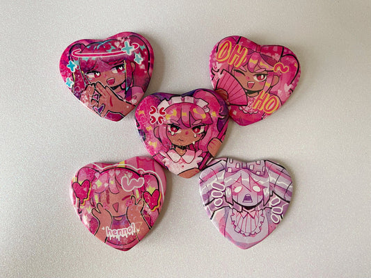 OMORI Pins | All of the HEARTS <3