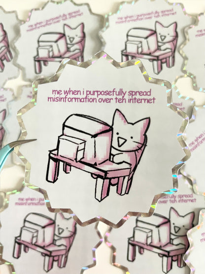 silly kitty stickers!