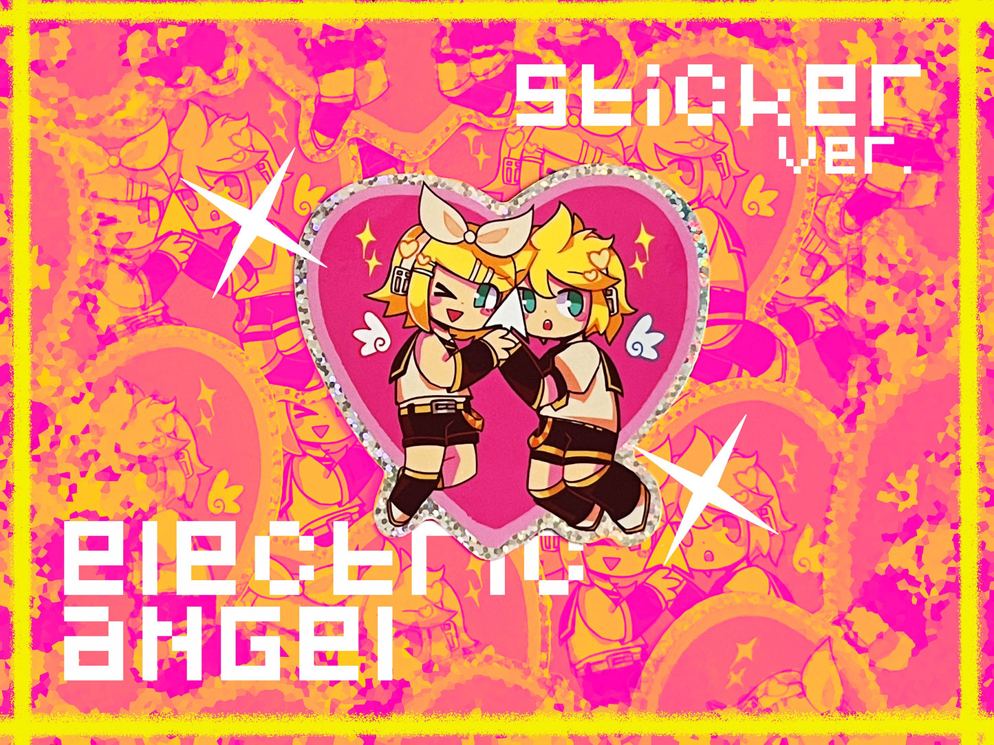 Kagamine Rin & Len Sticker | Electric Angel!!