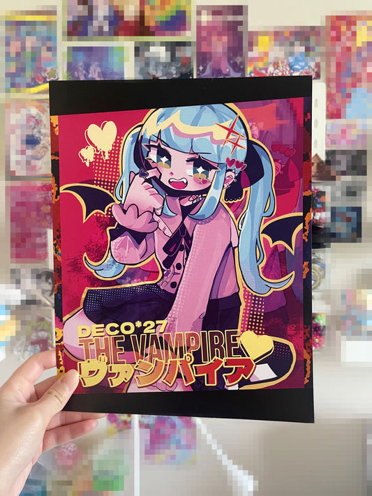 Hatsune Miku Art Print | Vampire Miku!