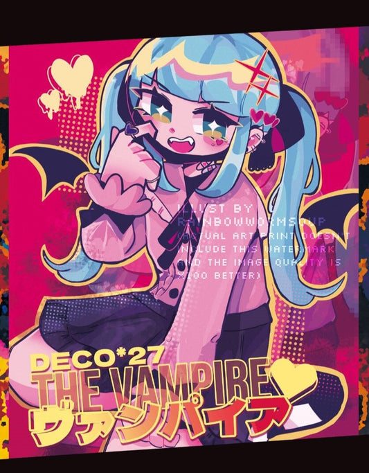 Hatsune Miku Art Print | Vampire Miku!