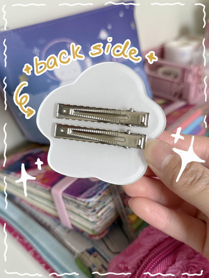 egg hair clip!