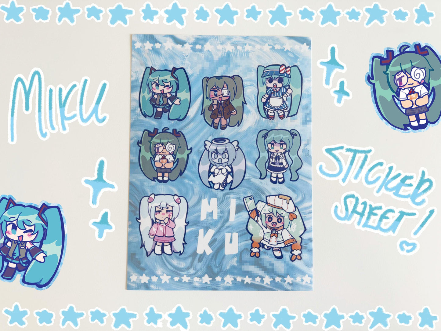 Miku Sticker Sheet!!