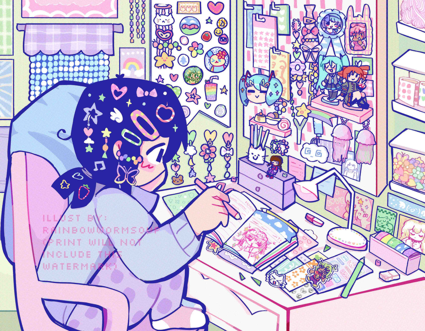 my room art print!