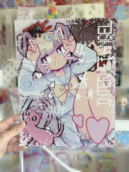 Needy Streamer Overload Art Print | Internet Angel!