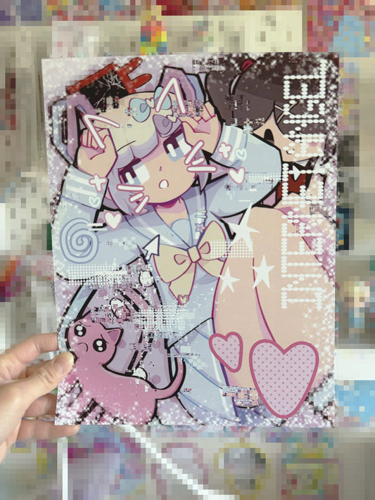Needy Streamer Overload Art Print | Internet Angel!