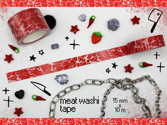 meat washi tape!