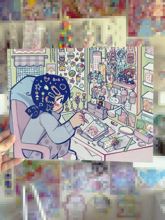 my room art print!