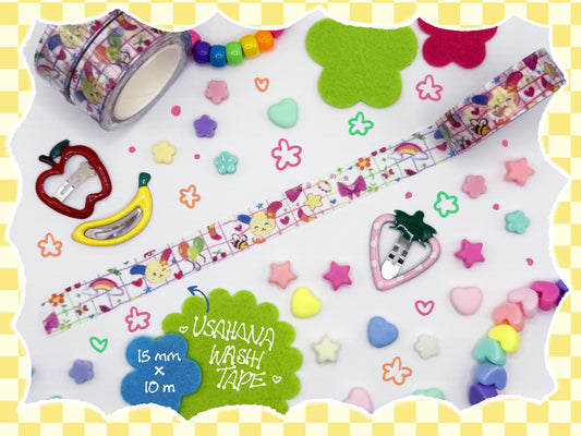 flower bunny washi tape!